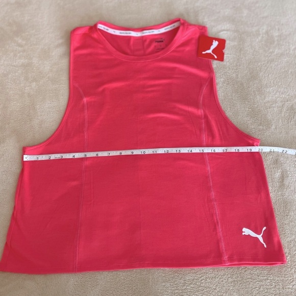 Puma Invert Crop Active Tank Top - Size L - Picture 9 of 11